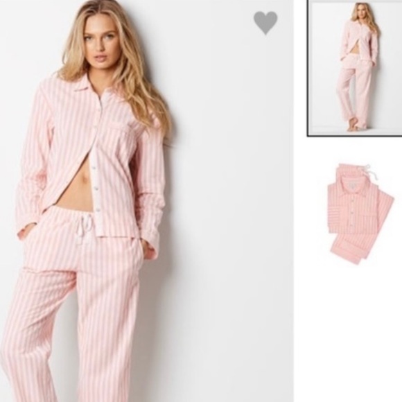 Victoria's Secret Other - Victoria Secret Mayfair 3-Piece Pajamas Sz L GUC